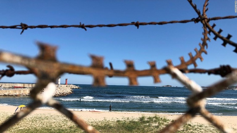 DMZ近くでサーフィンを、「38度線ビーチ」が静かなブーム 韓国(1