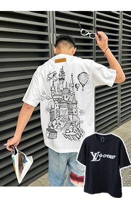 LV×BIRDS プリントTシャツ