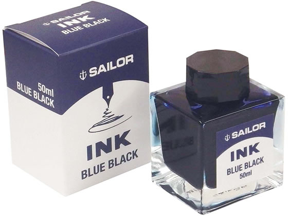 セーラー万年筆 ブルー インク色 ブラック 中細 11-1224-301 セーラー