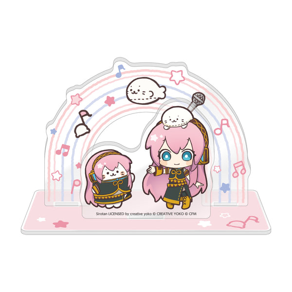 しろたん×初音ミク ちびキャラアクリルジオラマ / 巡音ルカ| アニメ