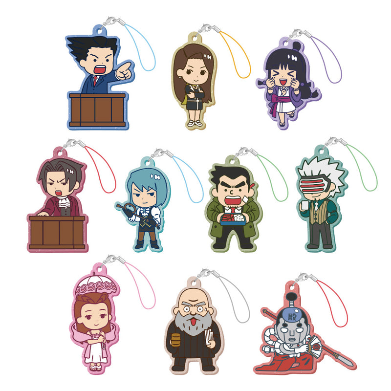 逆転裁判×いらすとや トレーディングラバーストラップ (単品)| アニメ