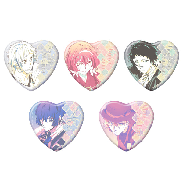 文豪ストレイドッグス トレーディングハート缶バッジvol.2（BOX） 文豪