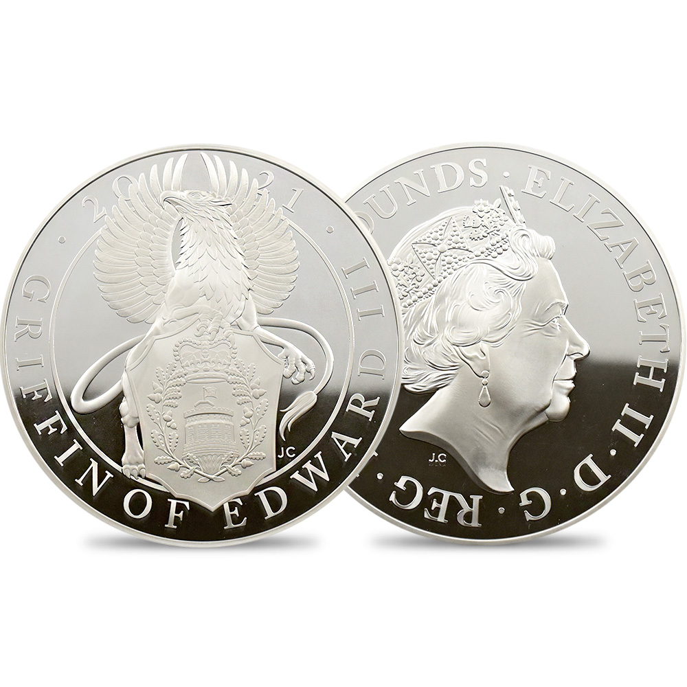 2021 イギリス クイーンズビースト エドワード3世のグリフィン 5ポンド