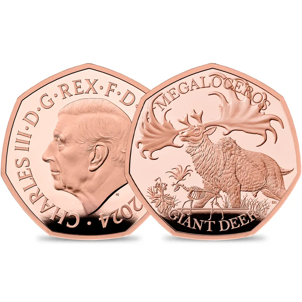 2024 チャールズ3世 「地球の物語コレクション」・氷河時代の巨獣たち