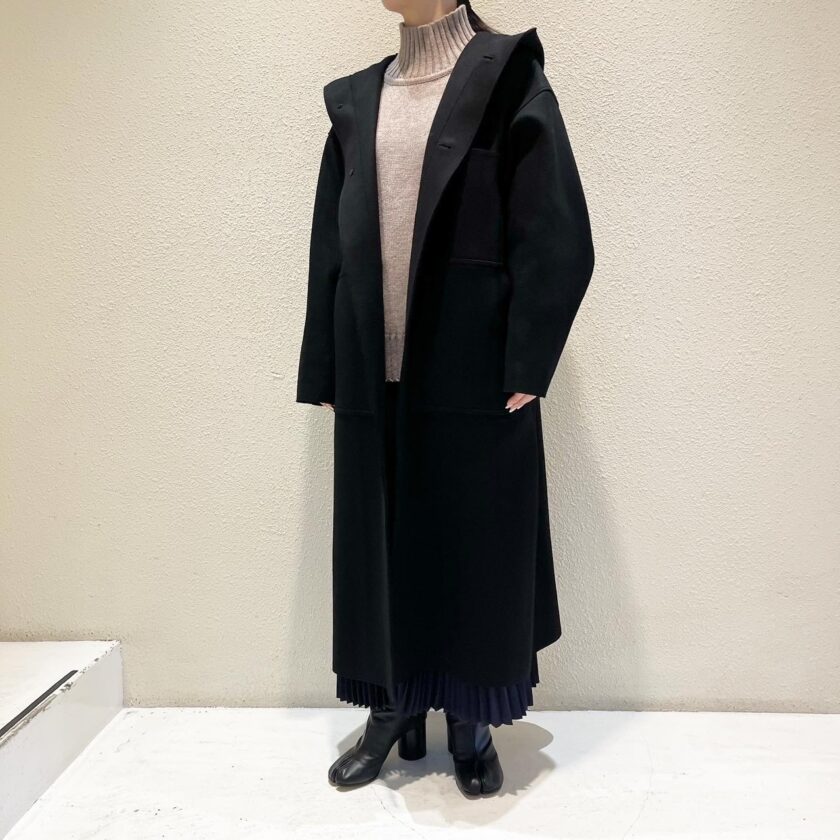 HYKE ウールメルトン チェスターコート 【公式通販】