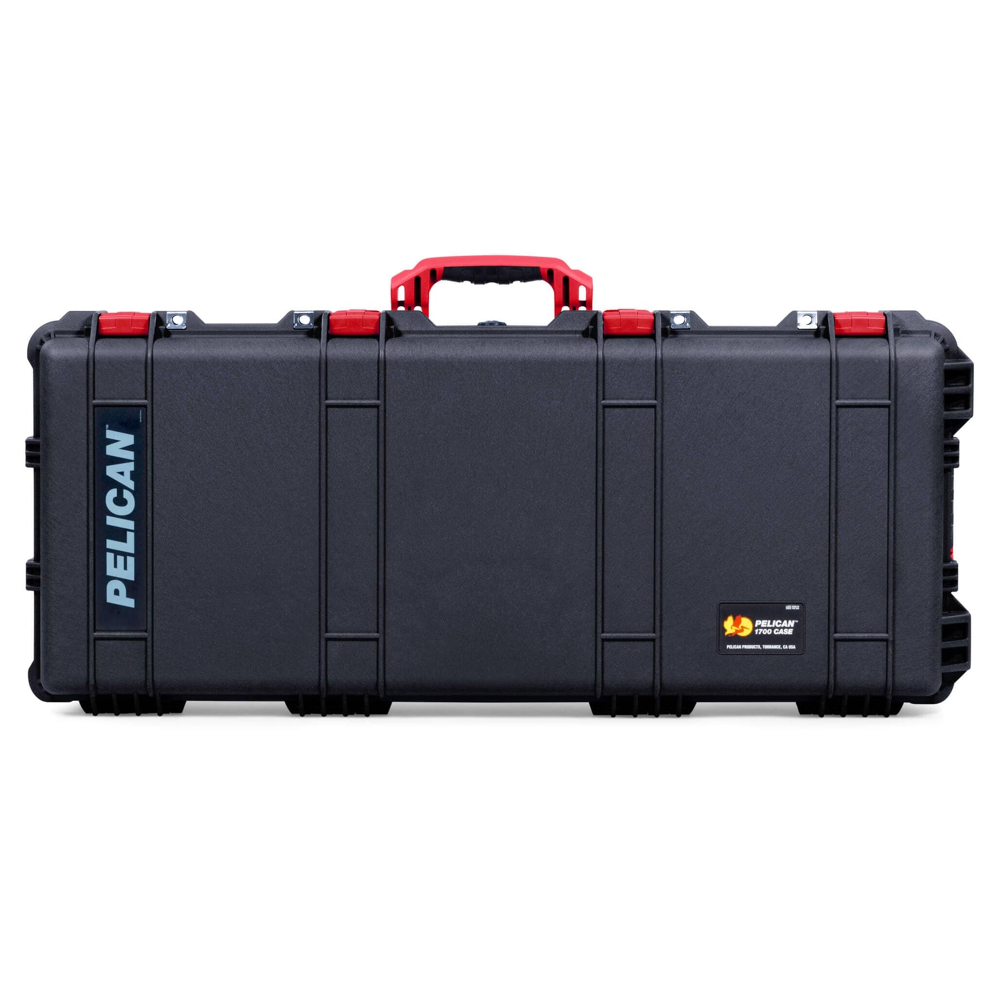 Black & Red Pelican 1700 Gen2 Protector Long Case - ColorCase