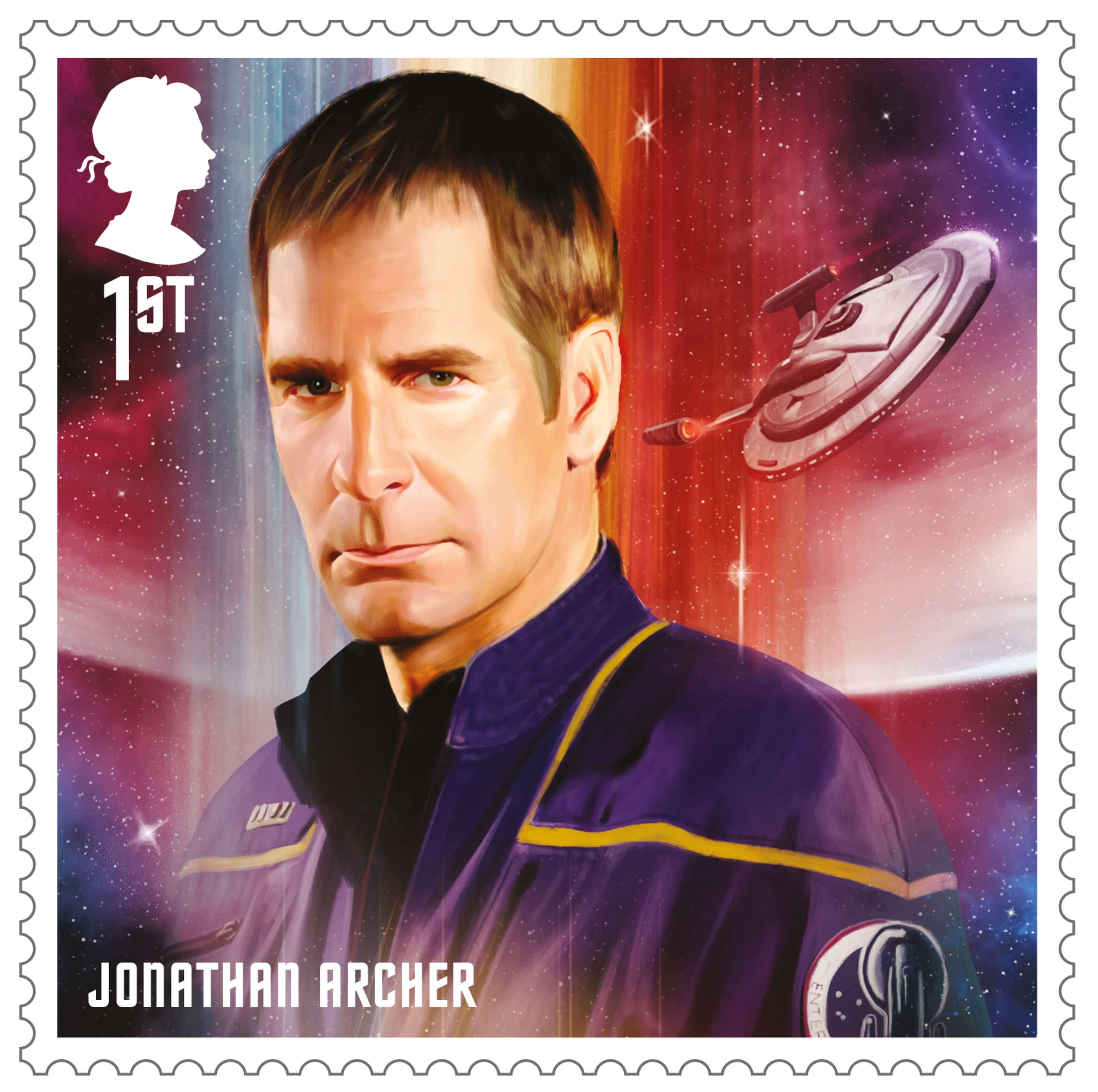 スタートレック切手その1Star Trek postage stamp