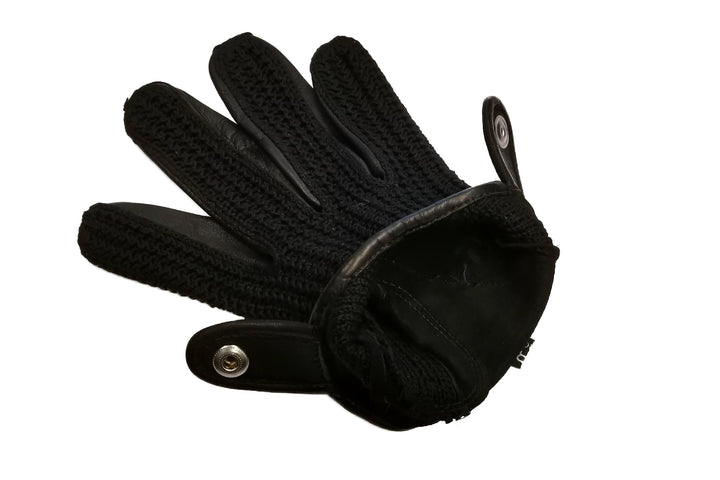 メローラ メンズ手袋◇ナパレザー/ニット ドライビンググローブ