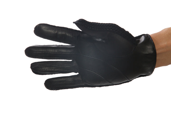 メローラ メンズ手袋◇ナパレザー/ニット ドライビンググローブ