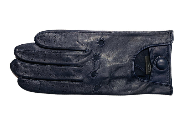 メローラ メンズ手袋◇ナパレザードライビンググローブ◇ネイビー/BLU