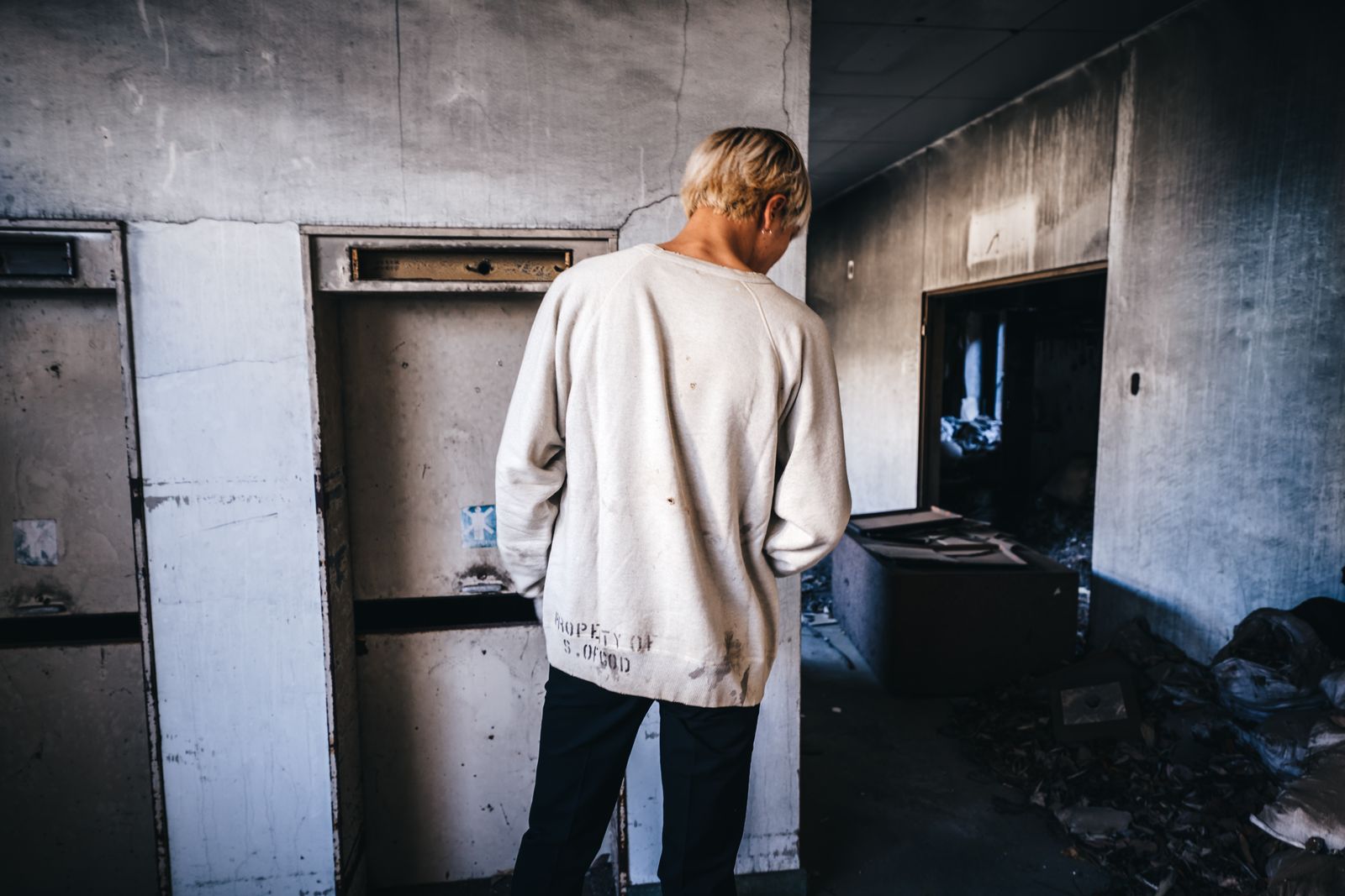 SAINT M×××××× - ラスト1点 / SM-S21-0000-024 / RAGLAN SWEAT