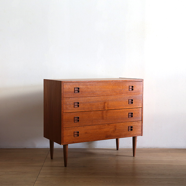 希少】オールドアメリカンチーク材チェスト コレクション収納にも最適