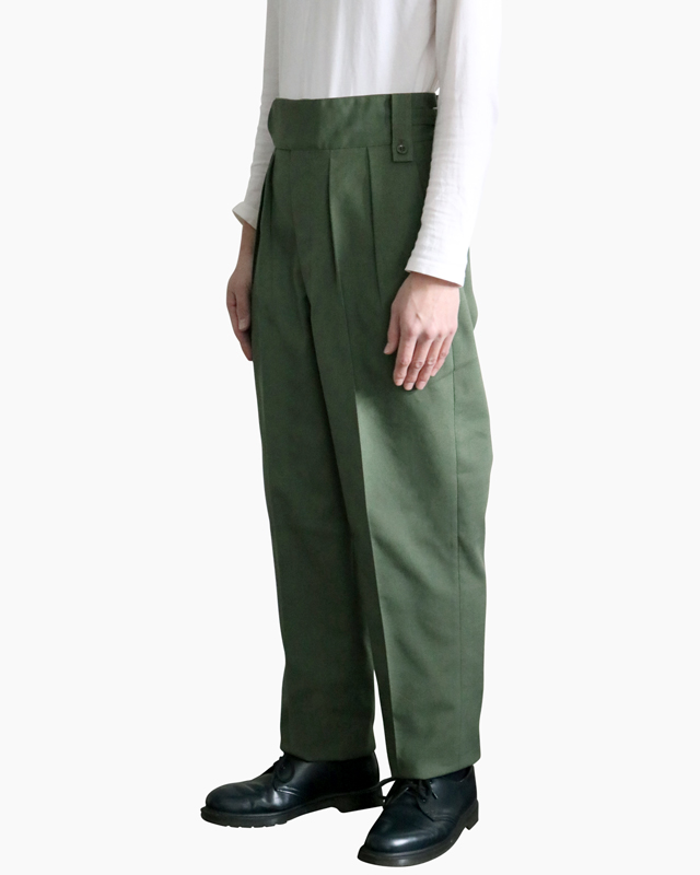 NEAT｜HOPSACK｜BELTLESS - Kahki｜PRODUCT｜Continuer Inc.｜メガネ