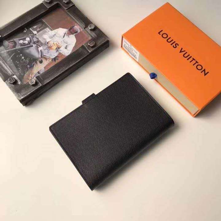 ルイヴィトン手帳用のメモ帳カバー レザー製 LV ロゴ ステーショナリー