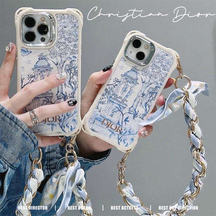 正規品】Dior 水色 iPhone14pro スマホケース キルティング Christian