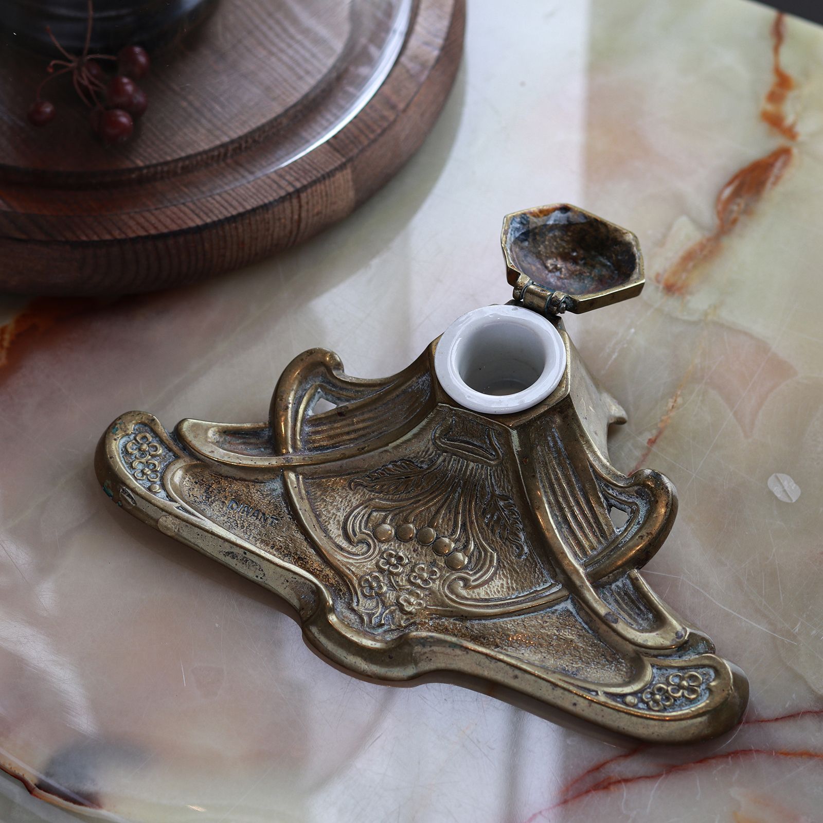 専用ページ移行1995年U.S.A製NYアンティークLimoges壺プリント額絵