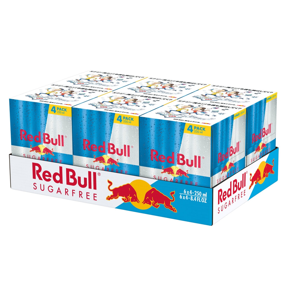 パ*ん様 【72本】シュガーフリー レッドブル エナジードリンク 24本