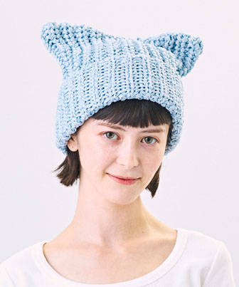 CA4LA 猫モチーフ ニット帽 キャット キャップ ファー パール 2026年