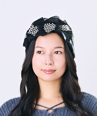 ○（193）CA4LA FRESNEL ブラック（ヘアバンド） ヘアバンド｜帽子通販