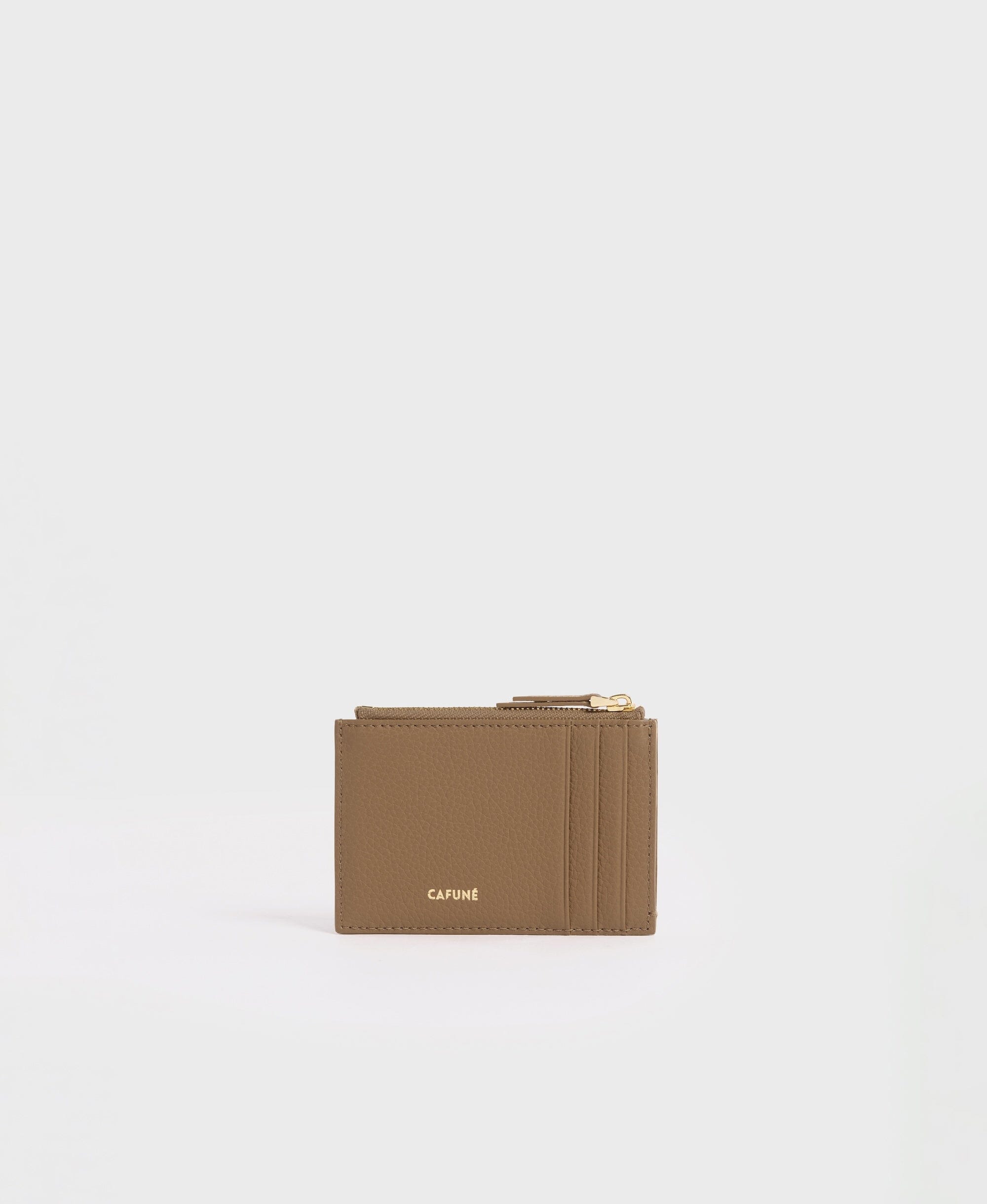 Cafuné - Double-C Card Case - Tan