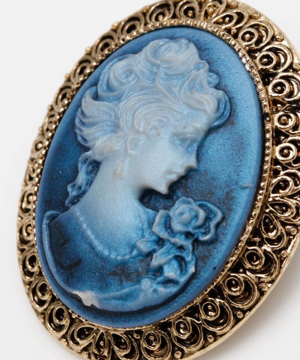 アンティークカメオブローチ(PINK): 『欧州航路』