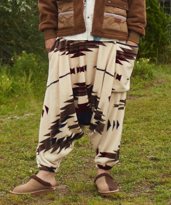 着る毛布】ノマディサルエルパンツ《NOMADY》(NATURAL): 『チャイハネ