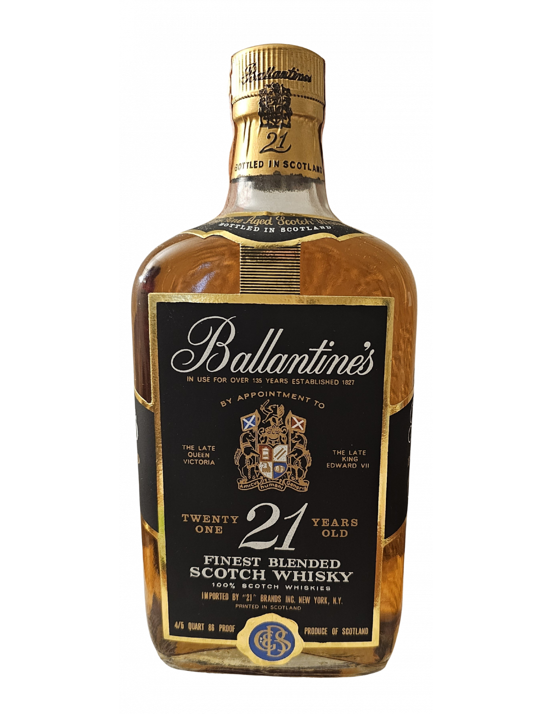 Ballantine's 21 Years Old Finest Blended Scotch | cabinet7