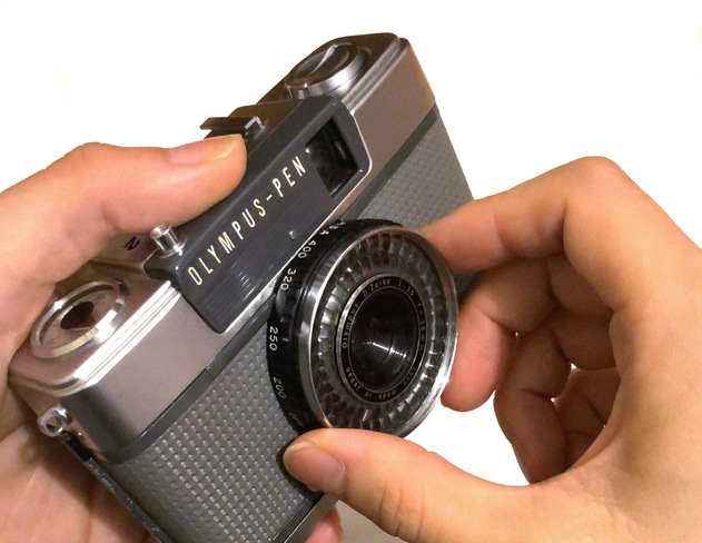 露出精度チェック済】オリンパス ペン EE-2 28mm F3.5 c2790 OLYMPUS