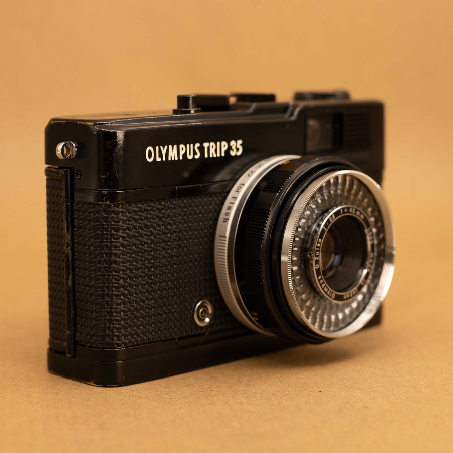 Limited Edition Black Olympus Trip 35 35mm Film Camera – Cameras