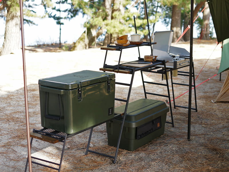 DOD(ディーオーディー)テキーラキッチンレッグ｜棚の組み方は自由自在