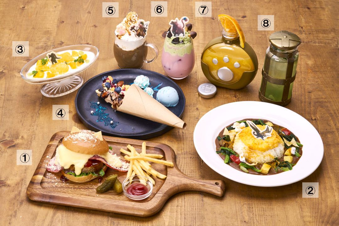 カプコンカフェ 池袋店＆梅田店 『モンスターハンターワイルズ』コラボ