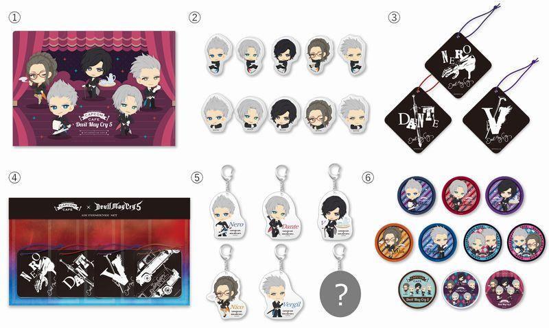 デビルメイクライ カプコンカフェ V ポストカード コースター