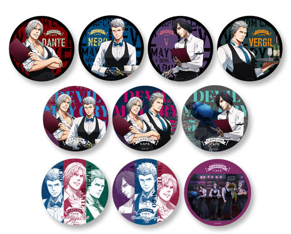 デビルメイクライ 集合 アップ 缶バッジ カプコンカフェ 3弾 デビル