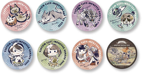 モンスターハンター サンブレイク ウツシ 缶バッジ カプコンカフェ