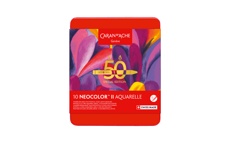 ネオカラーⅡ水溶性ワックスパステル 50周年 10色セット “POP” | Caran