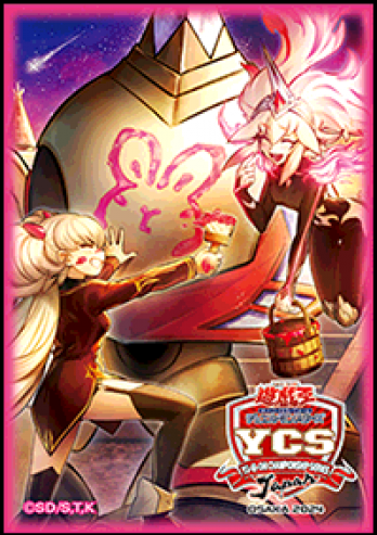 遊戯王 WCS2025 スリーブ 赤 公式 100枚入り パリ 遊戯王 WCS 2025