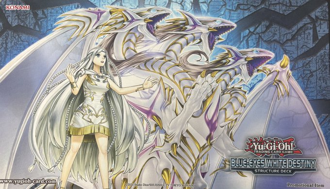 韓国版 遊戯王の日 青眼の究極霊竜 公式プレイマット 青眼の白龍 韓国