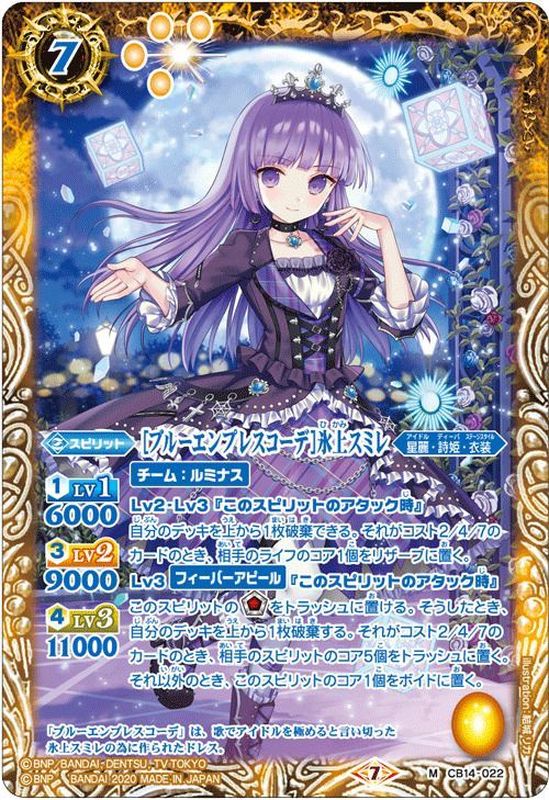 ブルーエンプレスコーデ ブルーエンプレスコーデ 氷上スミレ アイカツ