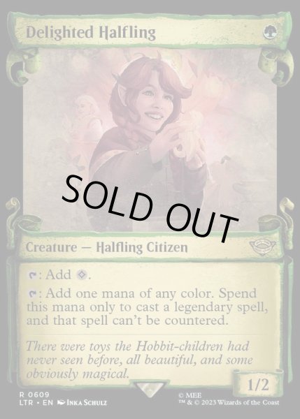 MTG シルバー foil 英語版 喜ぶハーフリング 銀幕 ③ MTG シルバー