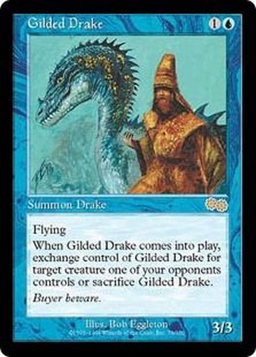 MTG USG 金粉のドレイク MTG 金粉のドレイク/Gilded Drake USG 日本語