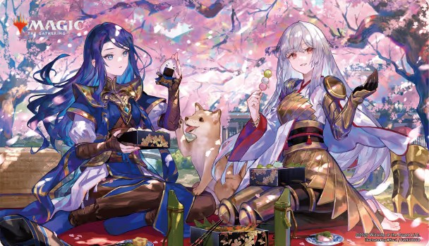 MTG 放浪皇のお花見 ナーセット プレイマット 放浪皇のお花見 プレイ