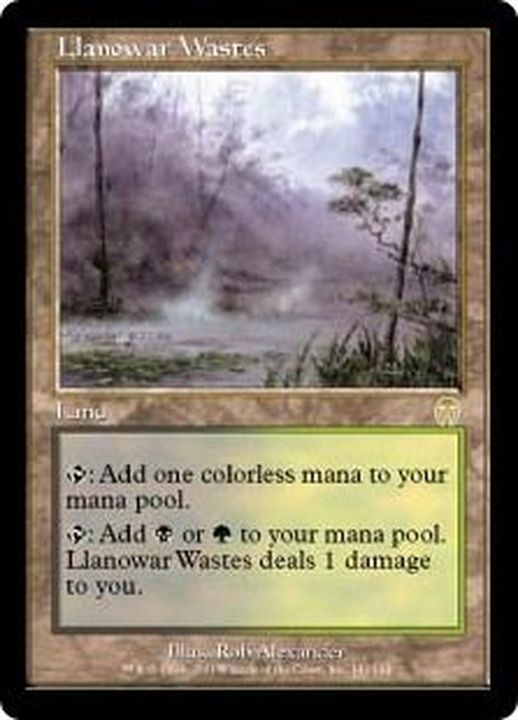 ラノワールの荒原/Llanowar Wastes APC 日本語版 foil ラノワールの
