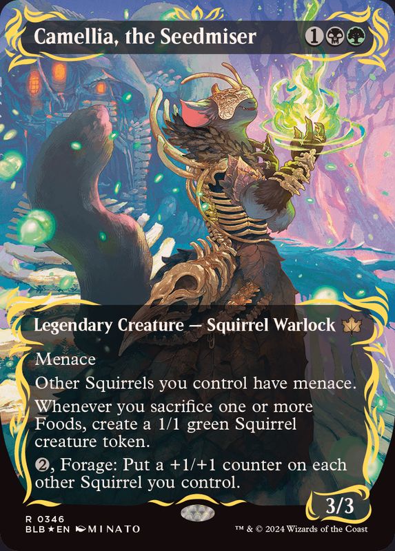 種選奴、カメリア レイズド foil 英語 レイズドFOIL)種選奴、カメリア