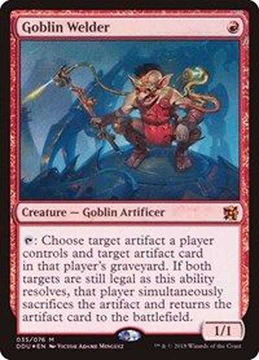 ゴブリンの溶接工/Goblin Welder《英語》【Duel Decks: Elves vs