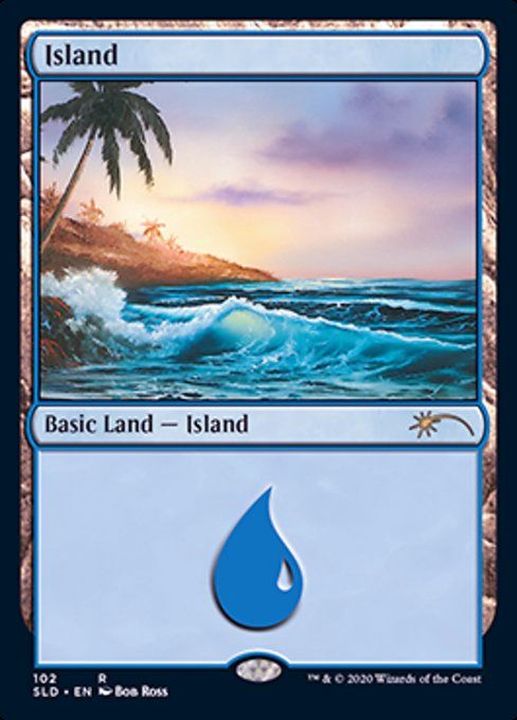 FOIL)(102)島/Island《英語》【SLD】