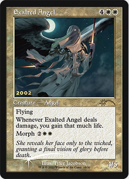 MTG 賛美されし天使/Exalted Angel ONS 英語EN foil FOIL)(2002)賛美され