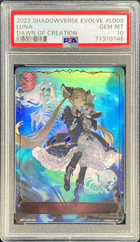 シャドウバースエボルヴ ルナ リーダーカード 【極美品】シャドウ