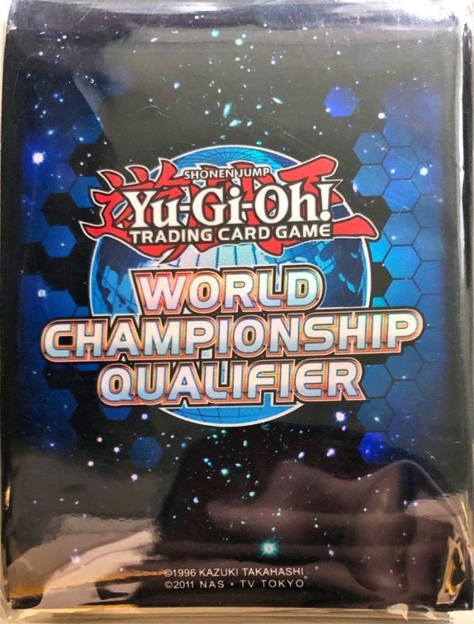 遊戯王 公式 WCQ2010 青 スリーブ 15枚 なっつ 遊戯王 公式 WCQ2010 青