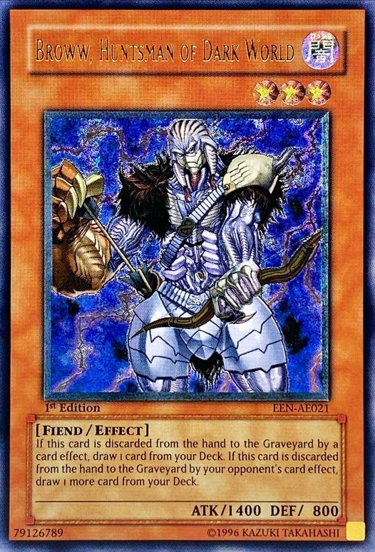 遊戯王 暗黒界の狂王 ブロン 旧アジア版レリーフ 遊戯王 暗黒界の狂王