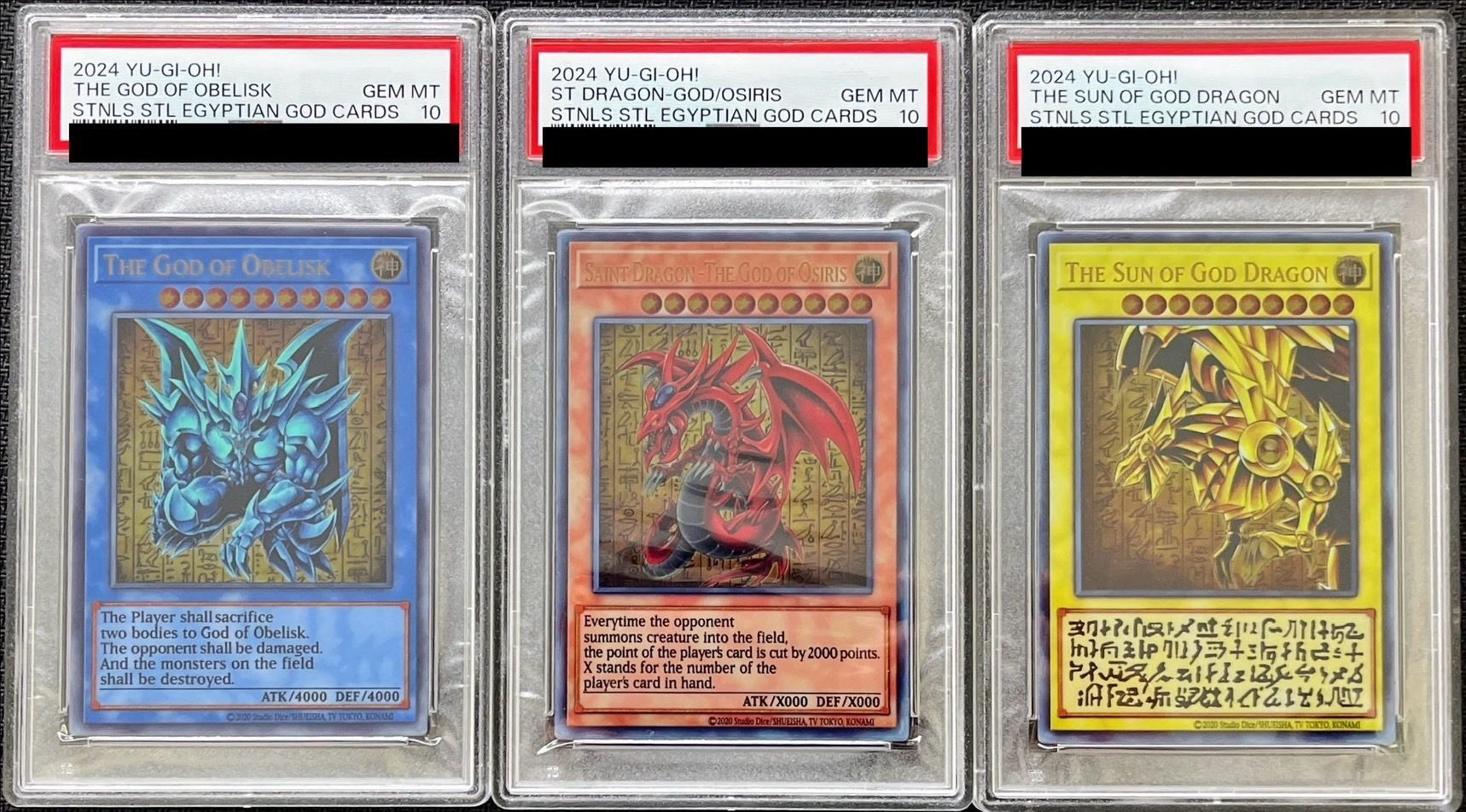 遊戯王カードゲーム25周年記念商品「三幻神」スペシャルカードセット